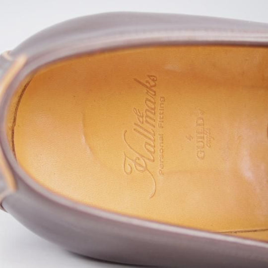 未使用★(HM)ギルド・オブ・クラフツ US7D【税込上代￥243,000-★Millies/ハンドソーンウェルテッド製法】ローファー/カーフ/濃茶★k388