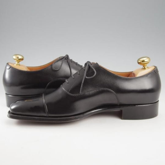 未使用★(HM)ギルド・オブ・クラフツ US7D【税込上代￥165,000-★Colette/純正シューツリー付き】ストレートチップ/カーフ/黒★k390