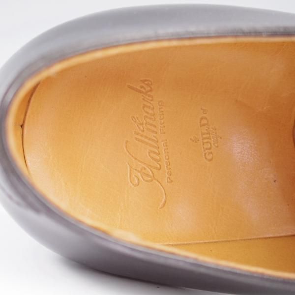 未使用★(HM)ギルド・オブ・クラフツ US7D【税込上代￥165,000-★Colette/純正シューツリー付き】ストレートチップ/カーフ/黒★k390