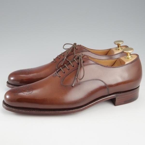 未使用★(HM)ギルド・オブ・クラフツ US7C【税込上代￥165,000-★Toffee/ハンドソーンウェルテッド製法】カーフ/茶/メンズ★k391