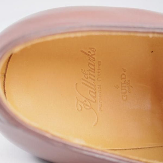 未使用★(HM)ギルド・オブ・クラフツ US7C【税込上代￥165,000-★Toffee/ハンドソーンウェルテッド製法】カーフ/茶/メンズ★k391