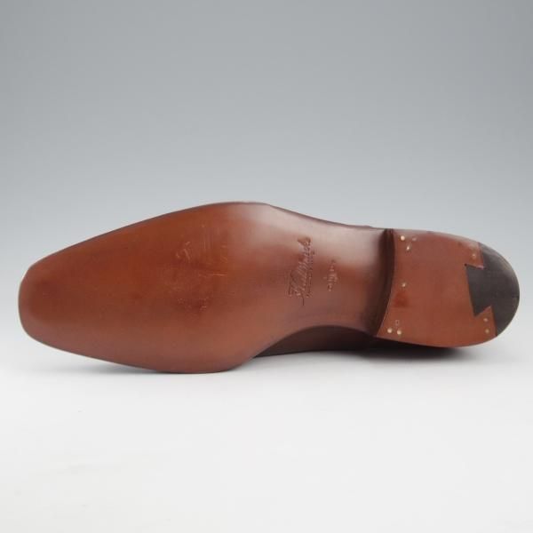 未使用★(HM)ギルド・オブ・クラフツ US7C【税込上代￥165,000-★Andy/ハンドソーンウェルテッド製法】サイドエラスティック/茶★k393