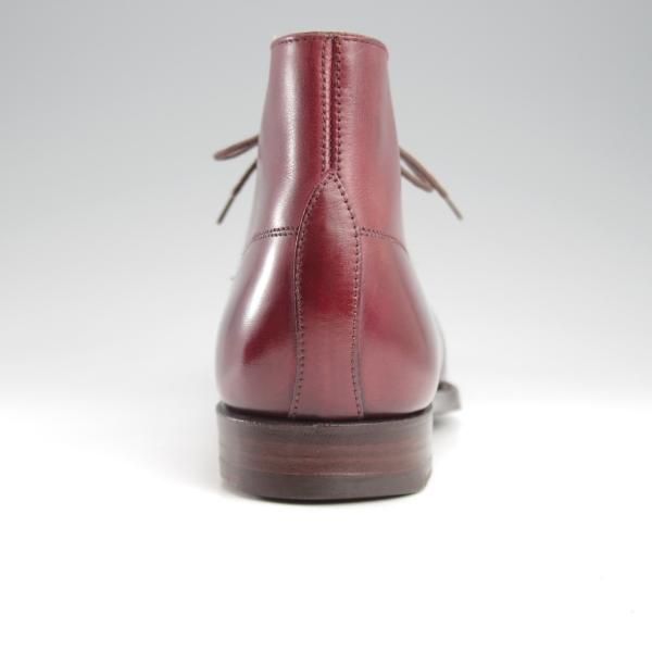 極上★クロケット&ジョーンズ 6.5D【ハンドグレードライン★チャッカブーツ】カーフ/赤茶/メンズ/Crockett&Jones★k396