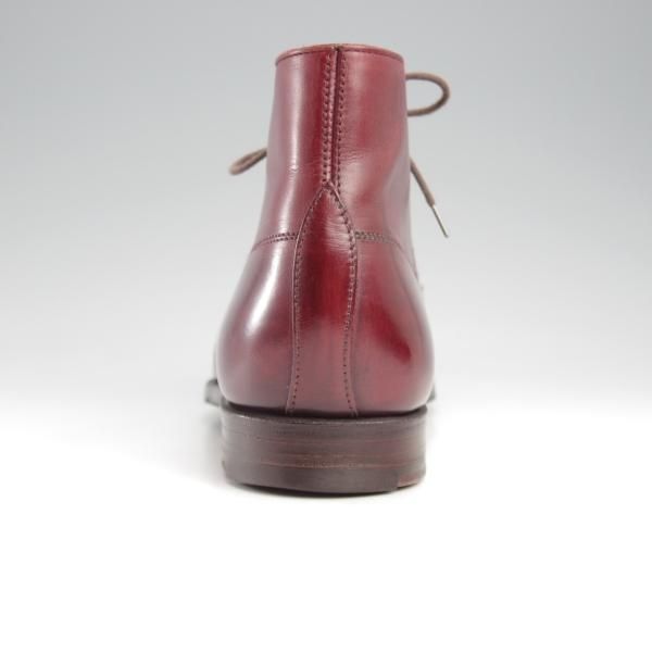 極上★クロケット&ジョーンズ 6.5D【ハンドグレードライン★チャッカブーツ】カーフ/赤茶/メンズ/Crockett&Jones★k396