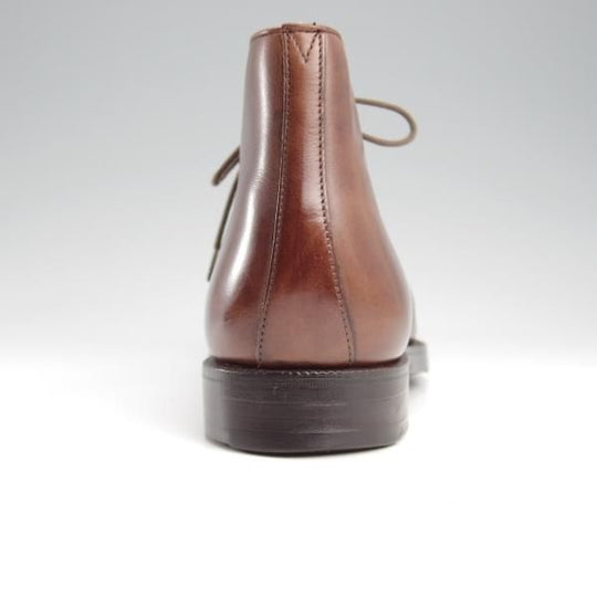 極上★クロケット&ジョーンズ 6.5D【ハンドグレードライン★チャッカブーツ/ALBION】324ラスト/カーフ/濃茶/Crockett&Jones★k398