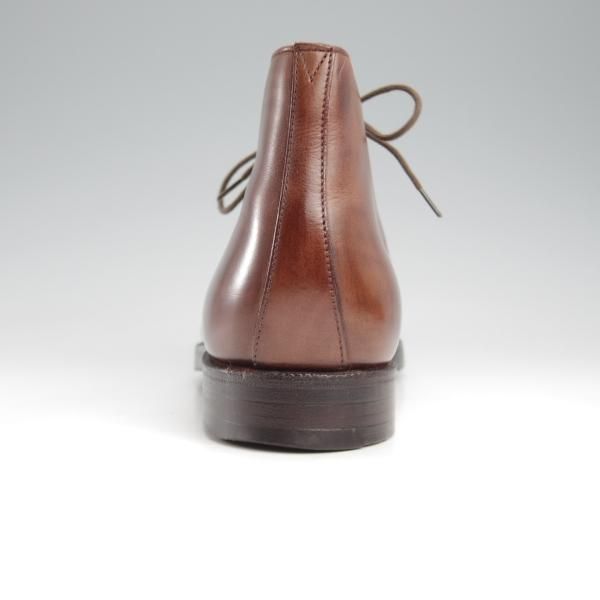 極上★クロケット&ジョーンズ 6.5D【ハンドグレードライン★チャッカブーツ/ALBION】324ラスト/カーフ/濃茶/Crockett&Jones★k398