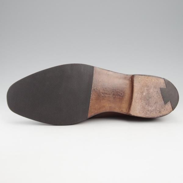 極上★クロケット&ジョーンズ 6.5D【ハンドグレードライン★チャッカブーツ/ALBION】324ラスト/カーフ/濃茶/Crockett&Jones★k398