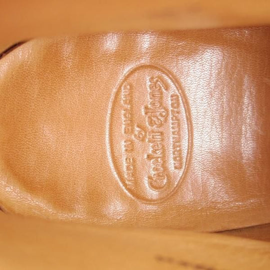 極上★クロケット&ジョーンズ 6.5D【ハンドグレードライン★チャッカブーツ/ALBION】324ラスト/カーフ/濃茶/Crockett&Jones★k398