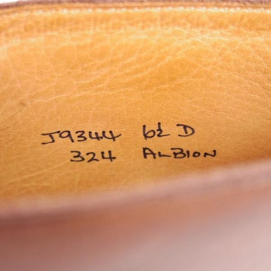 極上★クロケット&ジョーンズ 6.5D【ハンドグレードライン★チャッカブーツ/ALBION】324ラスト/カーフ/濃茶/Crockett&Jones★k398