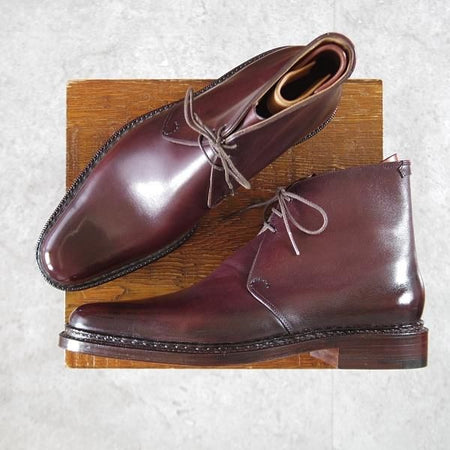 未使用★(HM)ギルド・オブ・クラフツ US7D【税込上代￥231,000-★ノルウィージャン製法/純正ツリー付】Carbonel/赤茶★k399