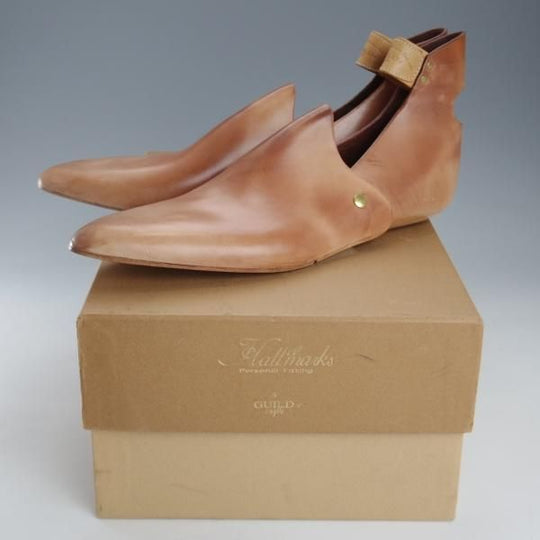 未使用★(HM)ギルド・オブ・クラフツ US7D【税込上代￥231,000-★ノルウィージャン製法/純正ツリー付】Carbonel/赤茶★k399