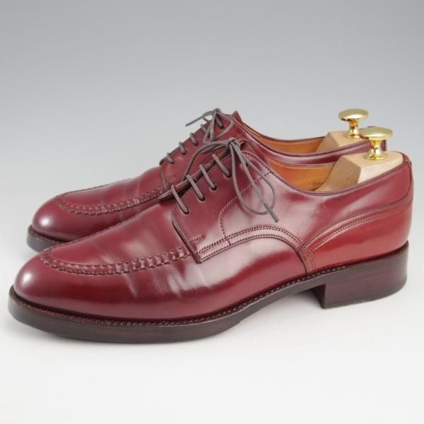 極上★(スペイン製)カルミナ SIZE 6.5【貴重★コードバン仕様/トレーディングポスト別注】Uチップ/赤茶/旧アルバラデホ/CARMINA★k401