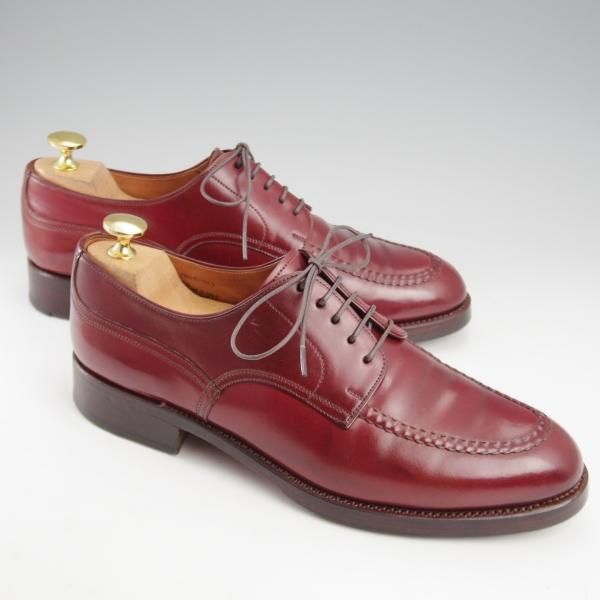 極上★(スペイン製)カルミナ SIZE 6.5【貴重★コードバン仕様/トレーディングポスト別注】Uチップ/赤茶/旧アルバラデホ/CARMINA★k401