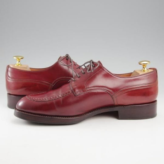 極上★(スペイン製)カルミナ SIZE 6.5【貴重★コードバン仕様/トレーディングポスト別注】Uチップ/赤茶/旧アルバラデホ/CARMINA★k401