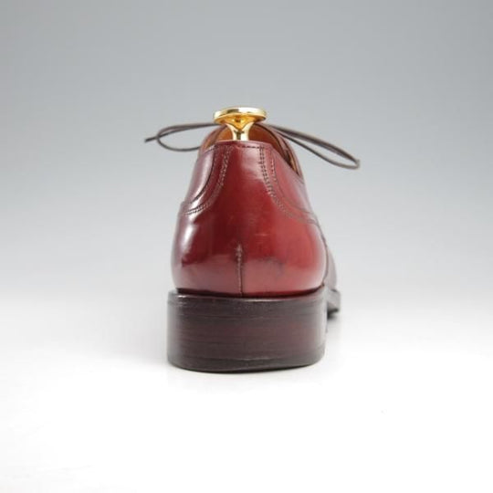 極上★(スペイン製)カルミナ SIZE 6.5【貴重★コードバン仕様/トレーディングポスト別注】Uチップ/赤茶/旧アルバラデホ/CARMINA★k401