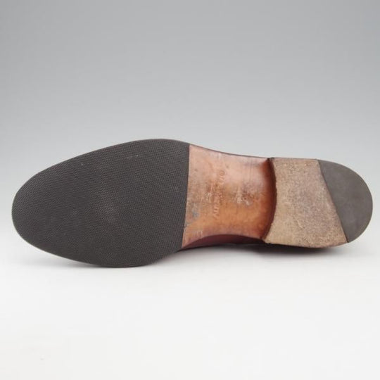 極上★(スペイン製)カルミナ SIZE 6.5【貴重★コードバン仕様/トレーディングポスト別注】Uチップ/赤茶/旧アルバラデホ/CARMINA★k401