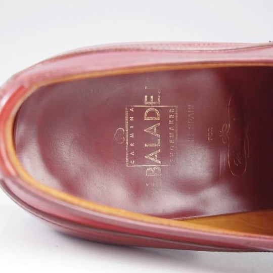 極上★(スペイン製)カルミナ SIZE 6.5【貴重★コードバン仕様/トレーディングポスト別注】Uチップ/赤茶/旧アルバラデホ/CARMINA★k401