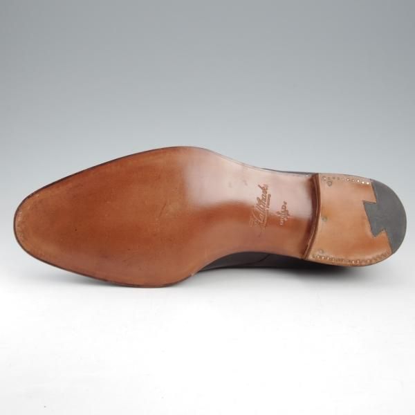 未使用★(HM)ギルド・オブ・クラフツ US7.5C【税込上代￥165,000-★Robert Burns/ハンドソーンウェルテッド製法】カーフ/濃茶★k402