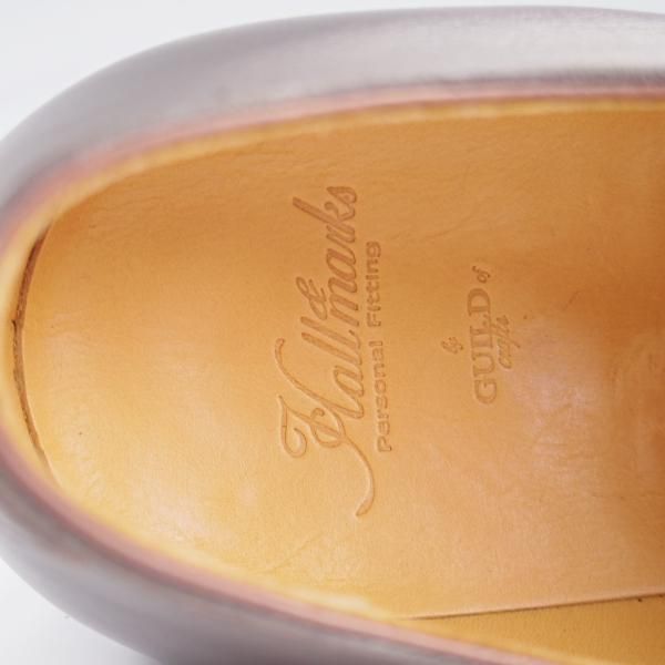 未使用★(HM)ギルド・オブ・クラフツ US7.5C【税込上代￥165,000-★Robert Burns/ハンドソーンウェルテッド製法】カーフ/濃茶★k402