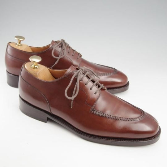 極上★42ndロイヤルハイランド SIZE 6【スキンステッチ★EG/ドーバー似寄りモデル/EXCLUSIVEライン】Uチップ/カーフ/濃茶★k404