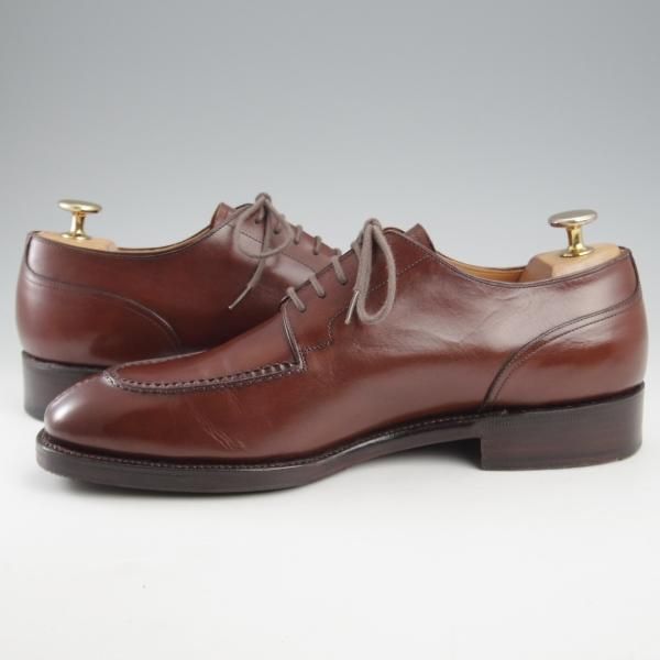 極上★42ndロイヤルハイランド SIZE 6【スキンステッチ★EG/ドーバー似寄りモデル/EXCLUSIVEライン】Uチップ/カーフ/濃茶★k404