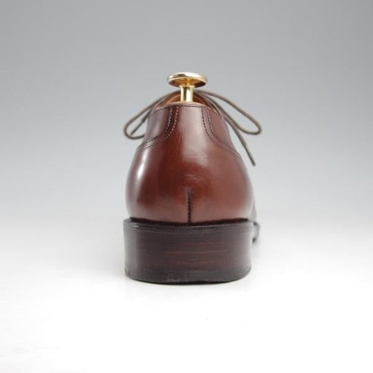 極上★42ndロイヤルハイランド SIZE 6【スキンステッチ★EG/ドーバー似寄りモデル/EXCLUSIVEライン】Uチップ/カーフ/濃茶★k404