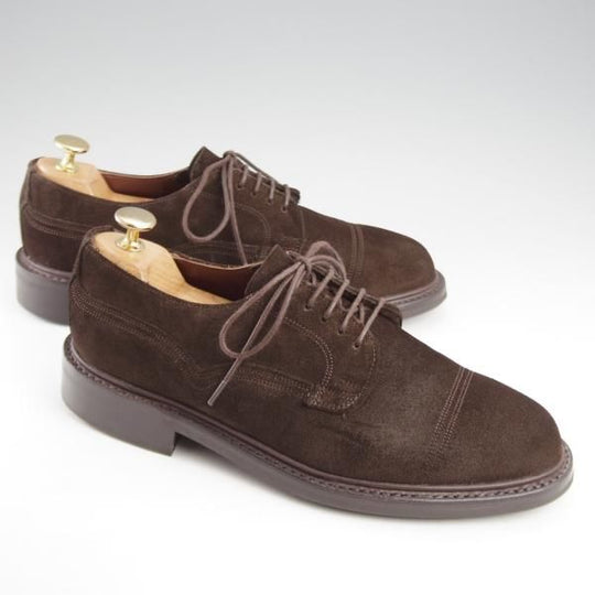 極美品★(英)チーニー 6F【モデル定価￥84,700-★ダイナイトソール/ケンゴン/CAIRNGORM H】ストレートチップ/濃茶/CHEANEY★k405
