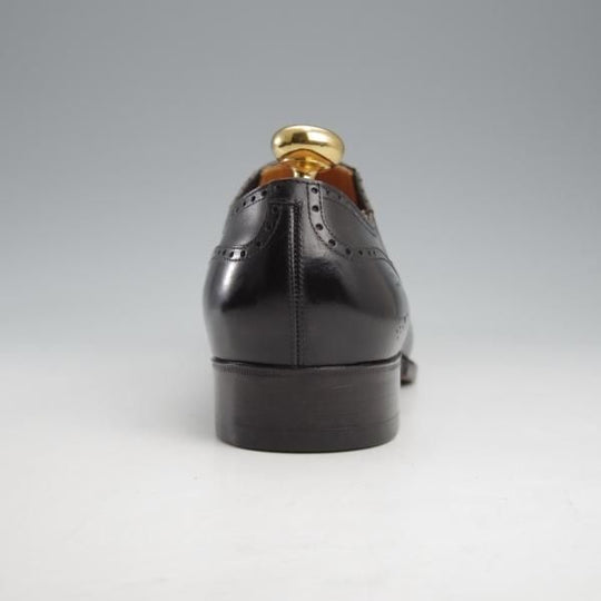 未使用★(HM)ギルド・オブ・クラフツ US7.5C【税込上代￥495,000-★最上級/フルハンドメイド仕様/純正ツリー付】カーフ/黒★k406