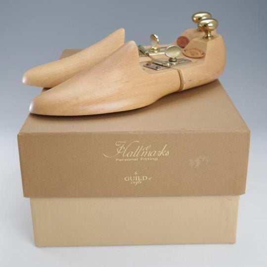 未使用★(HM)ギルド・オブ・クラフツ US7.5C【税込上代￥495,000-★最上級/フルハンドメイド仕様/純正ツリー付】カーフ/黒★k406