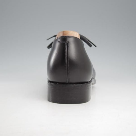 未使用★(浅草)ギルド・オブ・クラフツ SIZE 7(M)【定価￥115,500-★Blackie/(英国製)純正シューツリー付き】ストレートチップ/黒★k409