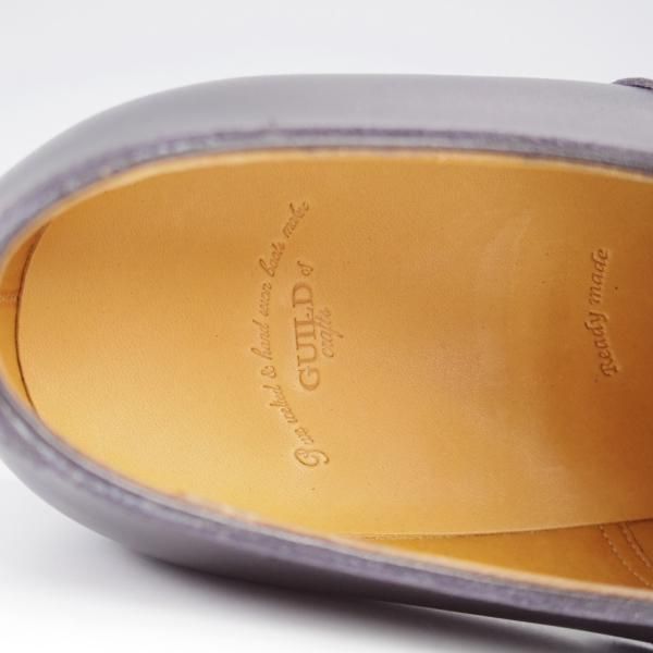 未使用★(浅草)ギルド・オブ・クラフツ SIZE 7(M)【定価￥115,500-★Blackie/(英国製)純正シューツリー付き】ストレートチップ/黒★k409