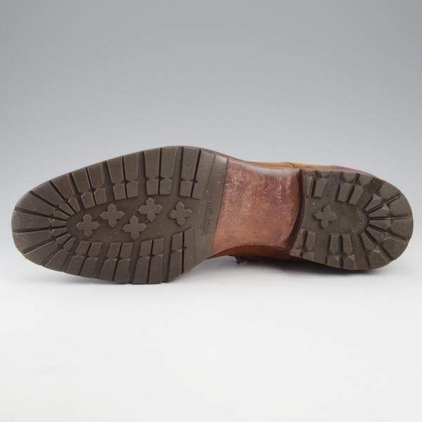 ★(東欧)ゾンキー・ブーツ SIZE 6.5【現行定価14万円程度★ジャコメッティ同工場製/(伊)WALLES】ZB022/ブーツ/コンビ/茶/ZONKEY BOOT★k411