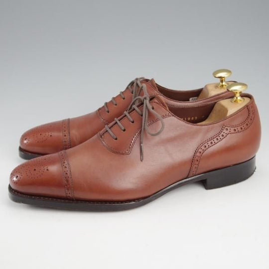 極上★ユニオンインペリアル SIZE 6【定価￥47,300-★セミブローグ/U1943】カーフ/茶/メンズ/Union Imperial★k413
