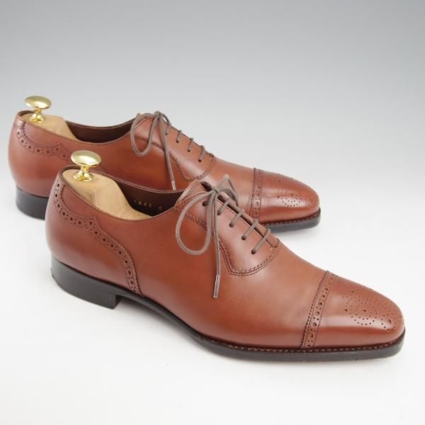 極上★ユニオンインペリアル SIZE 6【定価￥47,300-★セミブローグ/U1943】カーフ/茶/メンズ/Union Imperial★k413