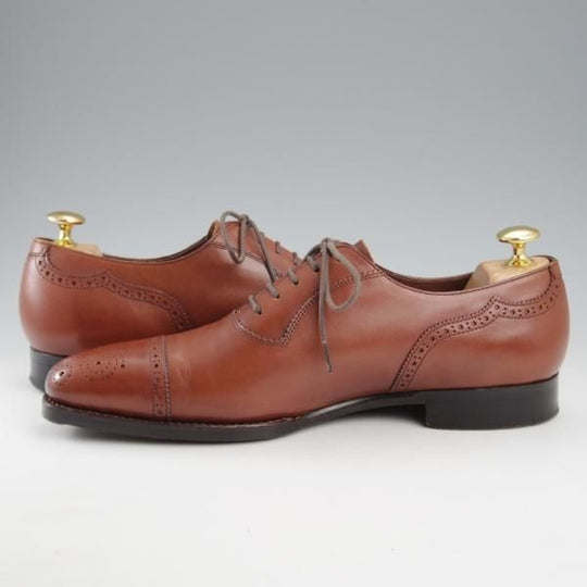 極上★ユニオンインペリアル SIZE 6【定価￥47,300-★セミブローグ/U1943】カーフ/茶/メンズ/Union Imperial★k413