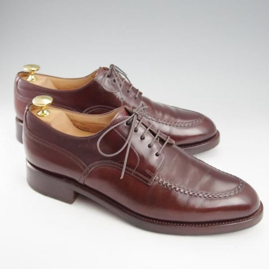 極上★(スペイン製)カルミナ SIZE 6.5【貴重★濃茶系コードバン仕様/トレーディングポスト別注】Uチップ/旧アルバラデホ/CARMINA★k414