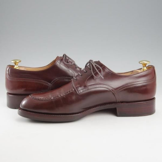 極上★(スペイン製)カルミナ SIZE 6.5【貴重★濃茶系コードバン仕様/トレーディングポスト別注】Uチップ/旧アルバラデホ/CARMINA★k414