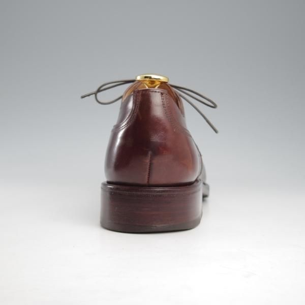 極上★(スペイン製)カルミナ SIZE 6.5【貴重★濃茶系コードバン仕様/トレーディングポスト別注】Uチップ/旧アルバラデホ/CARMINA★k414