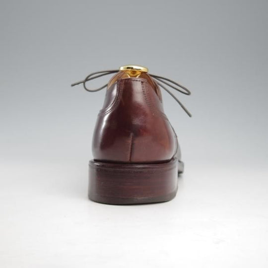 極上★(スペイン製)カルミナ SIZE 6.5【貴重★濃茶系コードバン仕様/トレーディングポスト別注】Uチップ/旧アルバラデホ/CARMINA★k414