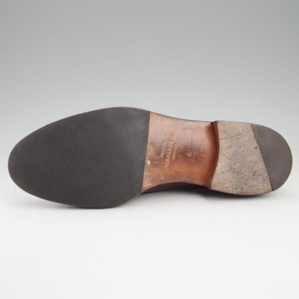 極上★(スペイン製)カルミナ SIZE 6.5【貴重★濃茶系コードバン仕様/トレーディングポスト別注】Uチップ/旧アルバラデホ/CARMINA★k414