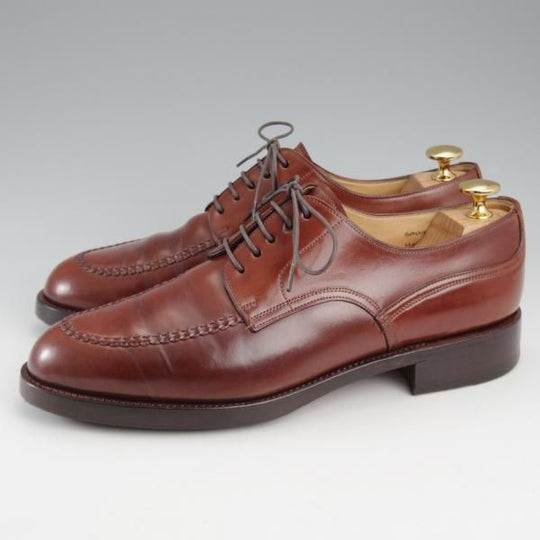 極上★(スペイン製)カルミナ SIZE 6.5【貴重★茶系コードバン仕様/トレーディングポスト別注】Uチップ/旧アルバラデホ/CARMINA★k416