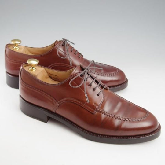 極上★(スペイン製)カルミナ SIZE 6.5【貴重★茶系コードバン仕様/トレーディングポスト別注】Uチップ/旧アルバラデホ/CARMINA★k416