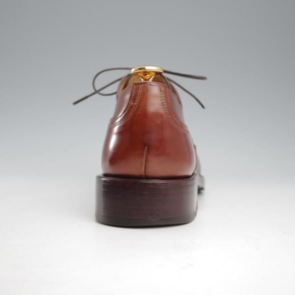 極上★(スペイン製)カルミナ SIZE 6.5【貴重★茶系コードバン仕様/トレーディングポスト別注】Uチップ/旧アルバラデホ/CARMINA★k416