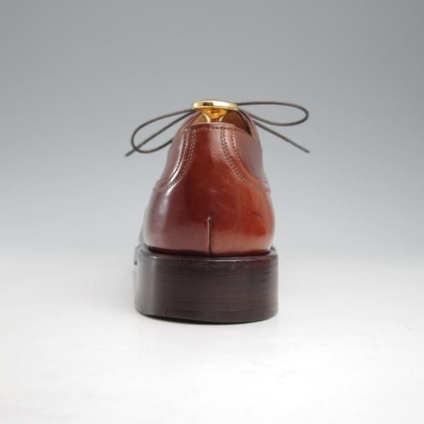 極上★(スペイン製)カルミナ SIZE 6.5【貴重★茶系コードバン仕様/トレーディングポスト別注】Uチップ/旧アルバラデホ/CARMINA★k416