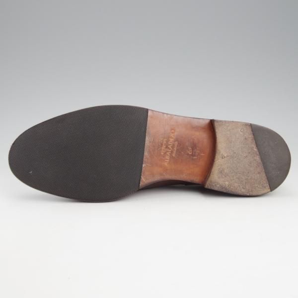 極上★(スペイン製)カルミナ SIZE 6.5【貴重★茶系コードバン仕様/トレーディングポスト別注】Uチップ/旧アルバラデホ/CARMINA★k416