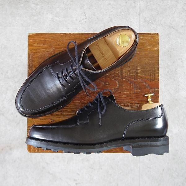 極美品★クロケット&ジョーンズ 5.5E【定価￥121,000-★モールトン/MORETON/リッジウェイソール仕様】292ラスト/黒/Crockett&Jones★k418