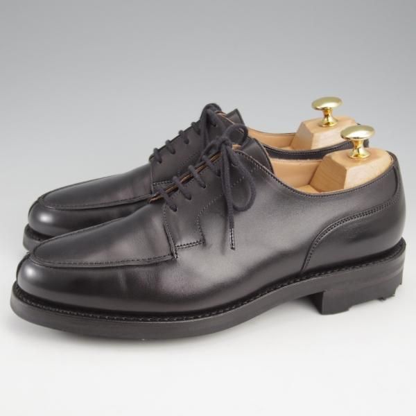 極美品★クロケット&ジョーンズ 5.5E【定価￥121,000-★モールトン/MORETON/リッジウェイソール仕様】292ラスト/黒/Crockett&Jones★k418