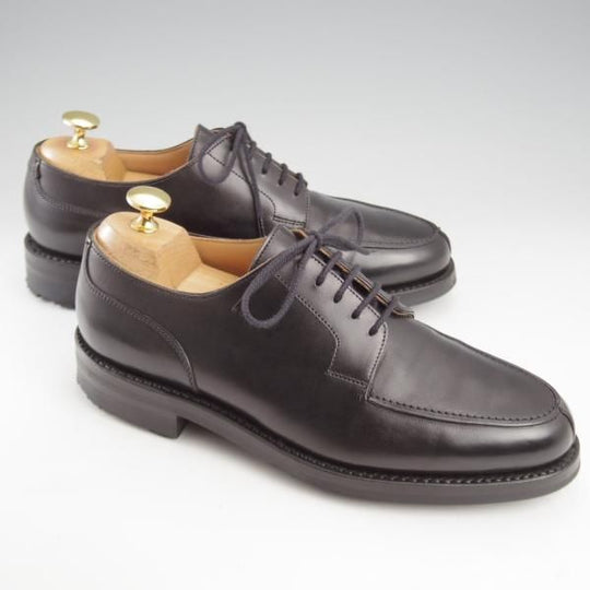 極美品★クロケット&ジョーンズ 5.5E【定価￥121,000-★モールトン/MORETON/リッジウェイソール仕様】292ラスト/黒/Crockett&Jones★k418