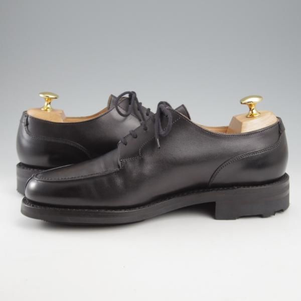 極美品★クロケット&ジョーンズ 5.5E【定価￥121,000-★モールトン/MORETON/リッジウェイソール仕様】292ラスト/黒/Crockett&Jones★k418