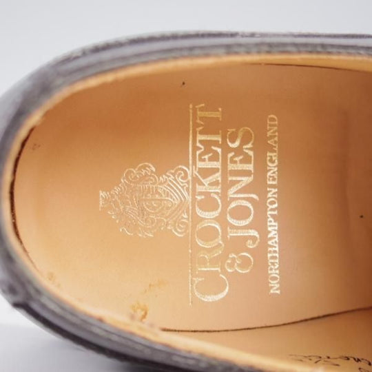 極美品★クロケット&ジョーンズ 5.5E【定価￥121,000-★モールトン/MORETON/リッジウェイソール仕様】292ラスト/黒/Crockett&Jones★k418